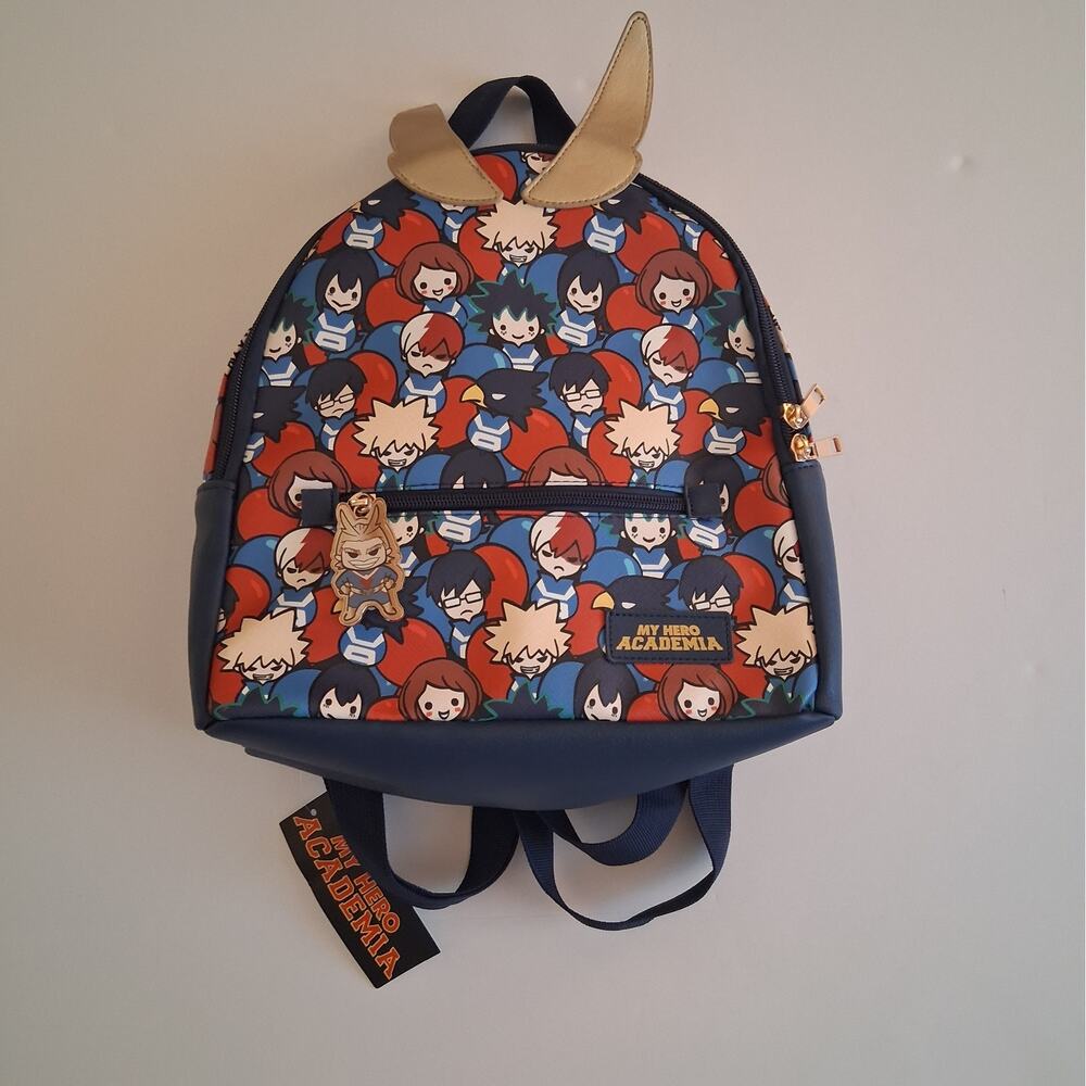 Bio World My Hero Academia Teens Mini Backpack Wings Iconic Character Funimation